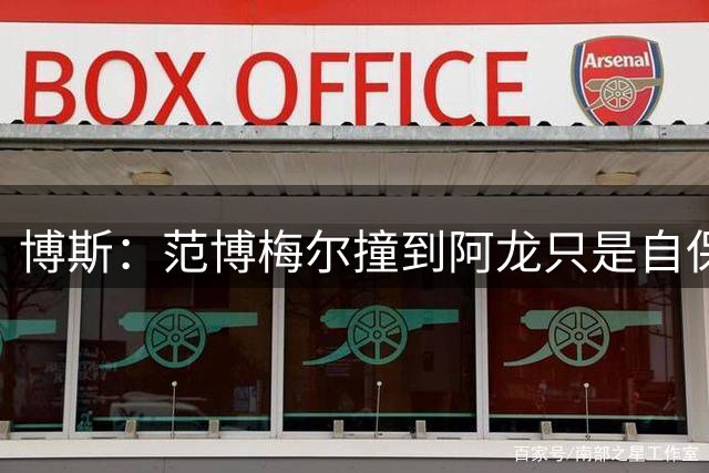 博斯：范博梅尔撞到阿龙只是自保，这不是他的本意